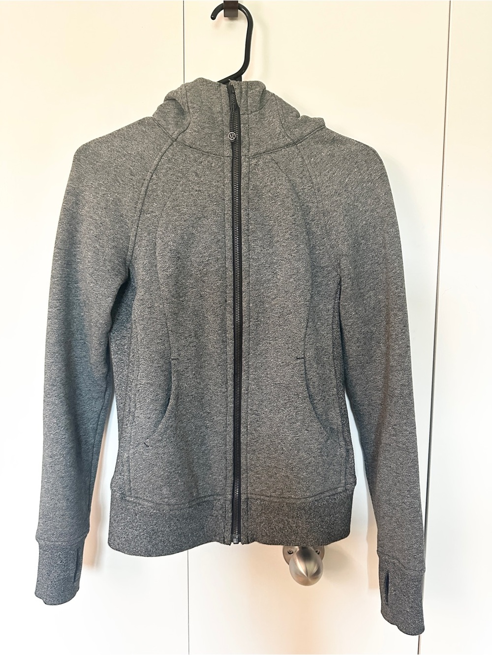 lululemon athletica charcoal grey Full-Zip Hooded Jacket